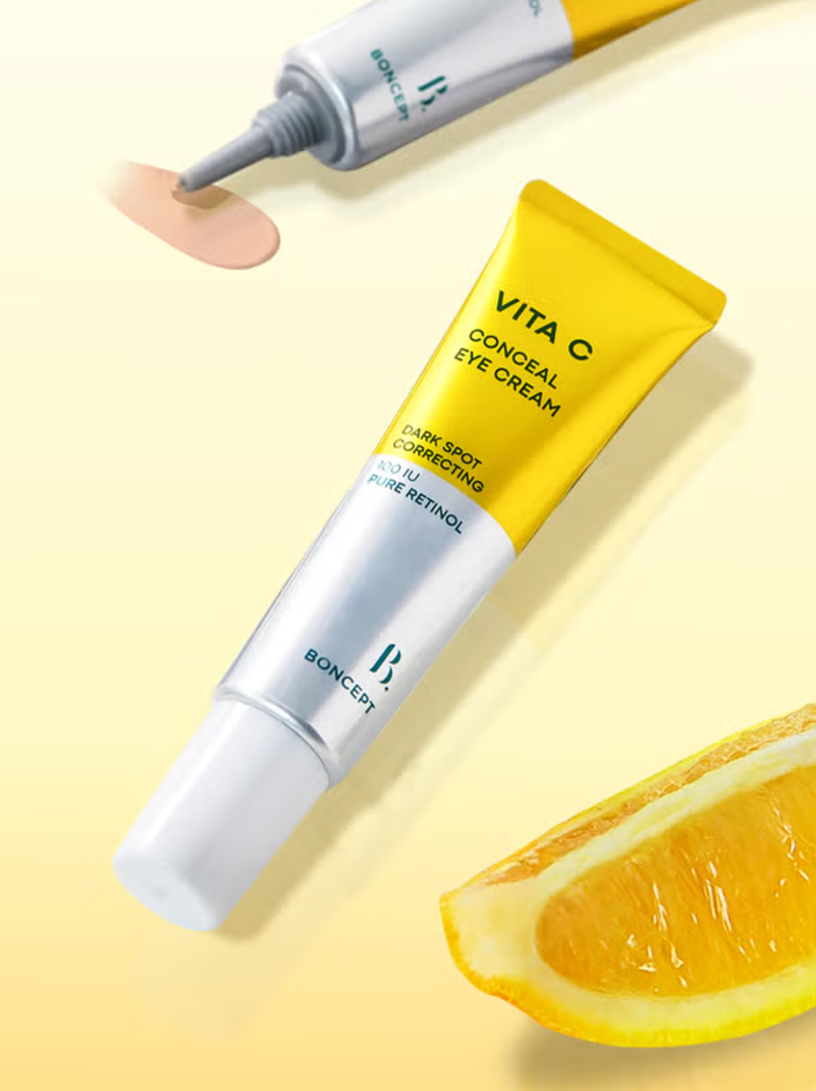 BONCEPT Vita C Conceal Eye Cream tube – Korean brightening and wrinkle care