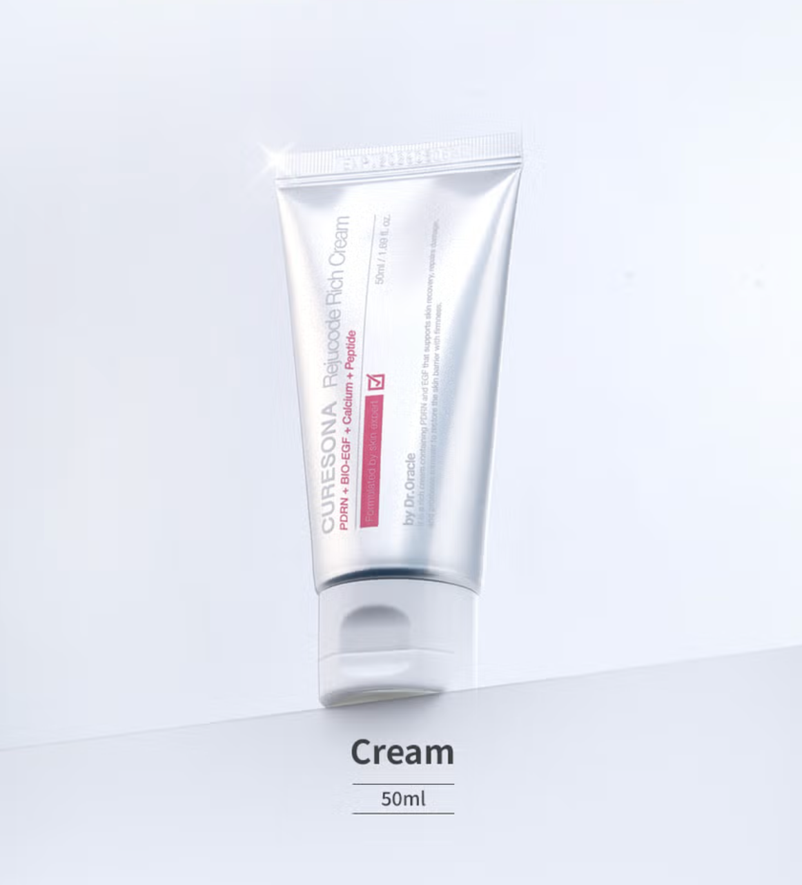 Korean anti-aging cream with PDRN, BIO EGF, peptides, and calcium