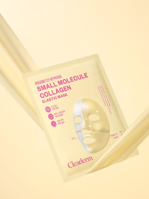 Cleaderm Small Molecule Collagen Elastic Mask – Hydrogel lifting Korean face mask