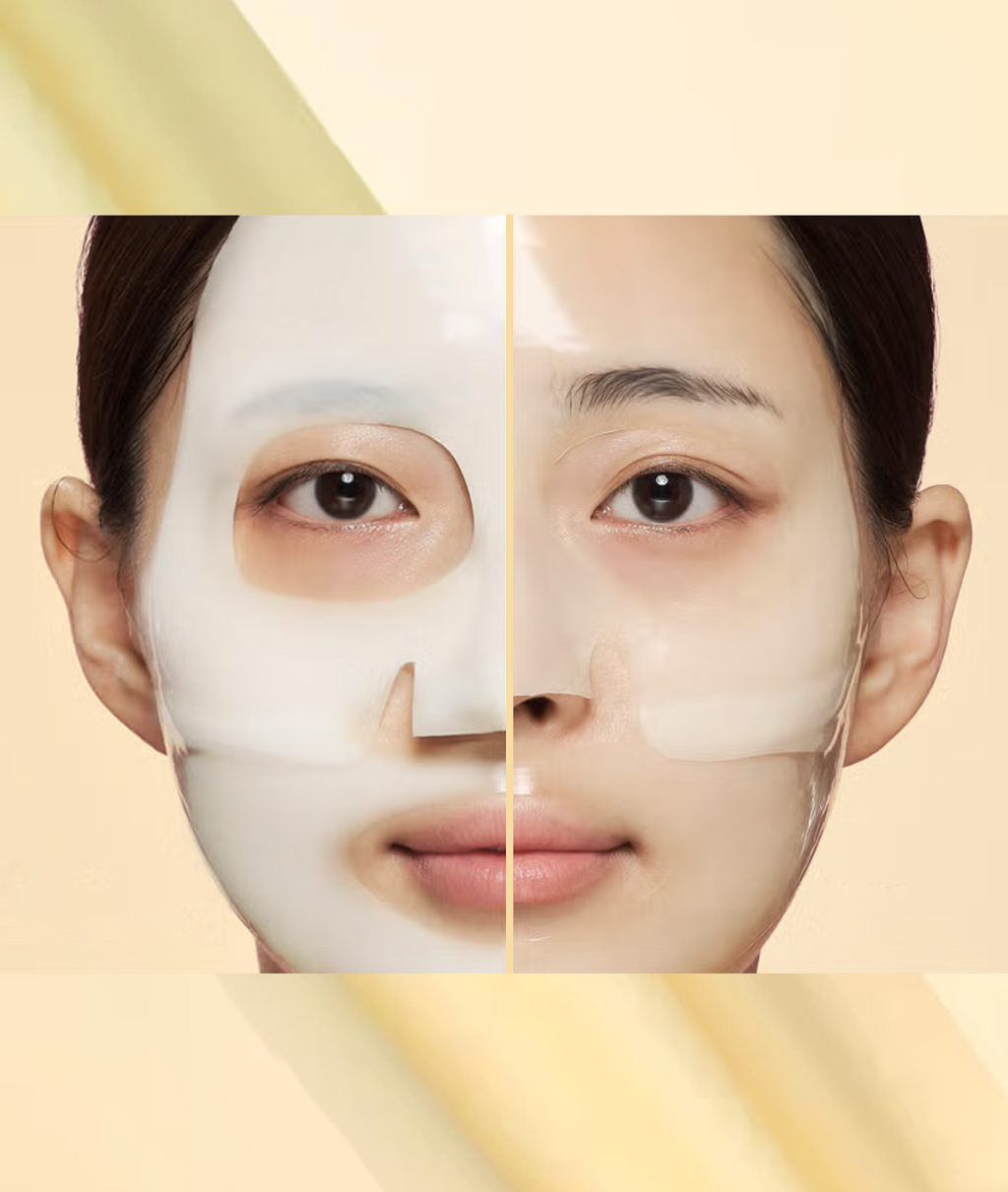 Glass skin collagen mask – hydrogel turns clear after 30 minutes